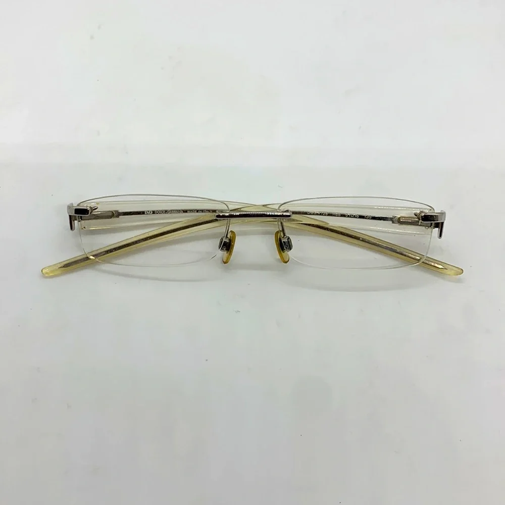 Dolce & Gabbana Glasses Clear Silver Made in Italy 4128 H66 51 16 135 Office